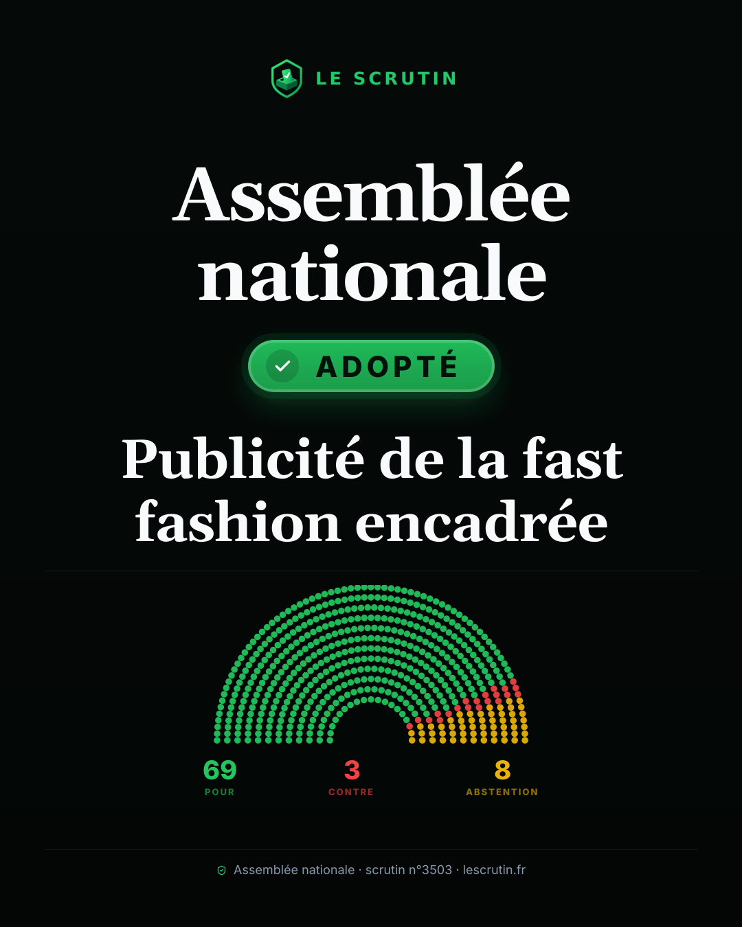 Visuel : Publicité de la fast fashion encadrée