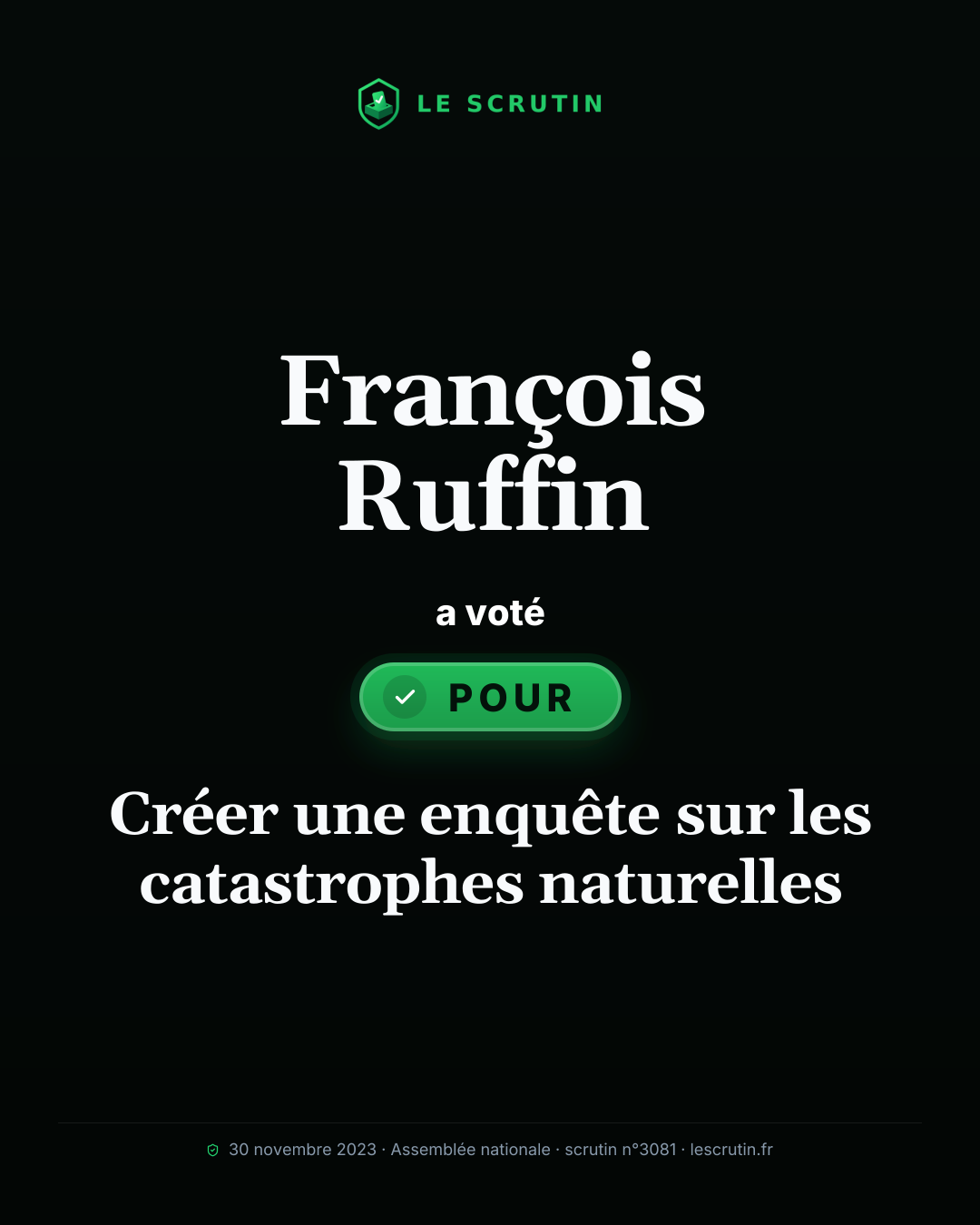 Visuel : Créer une enquête sur les catastrophes naturelles