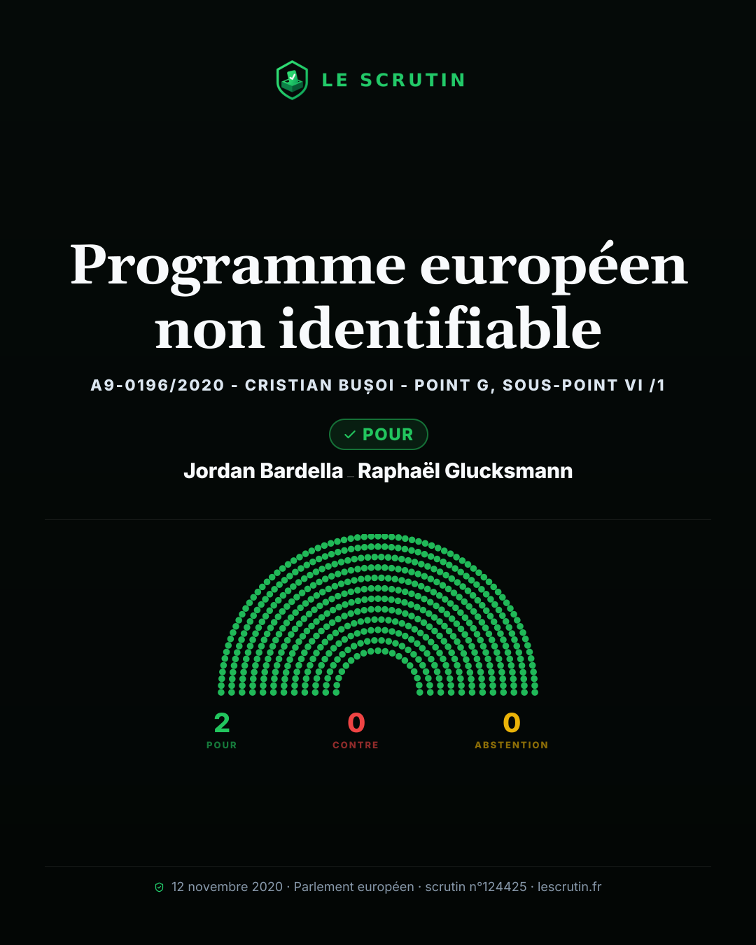 Visuel : Programme européen non identifiable
