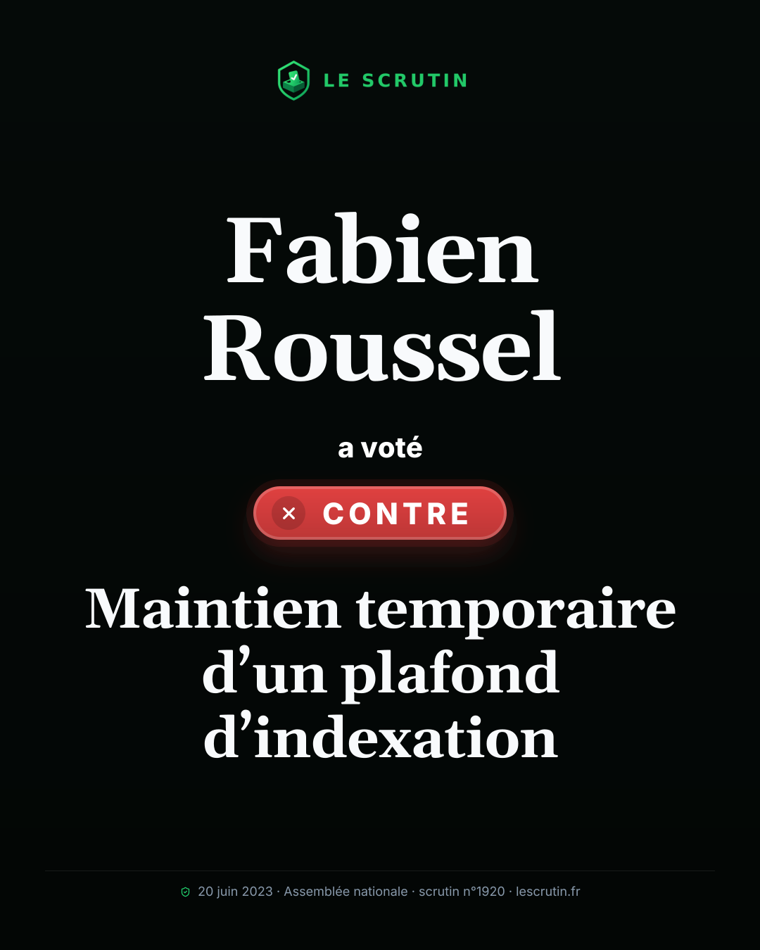 Visuel : Maintien temporaire d’un plafond d’indexation