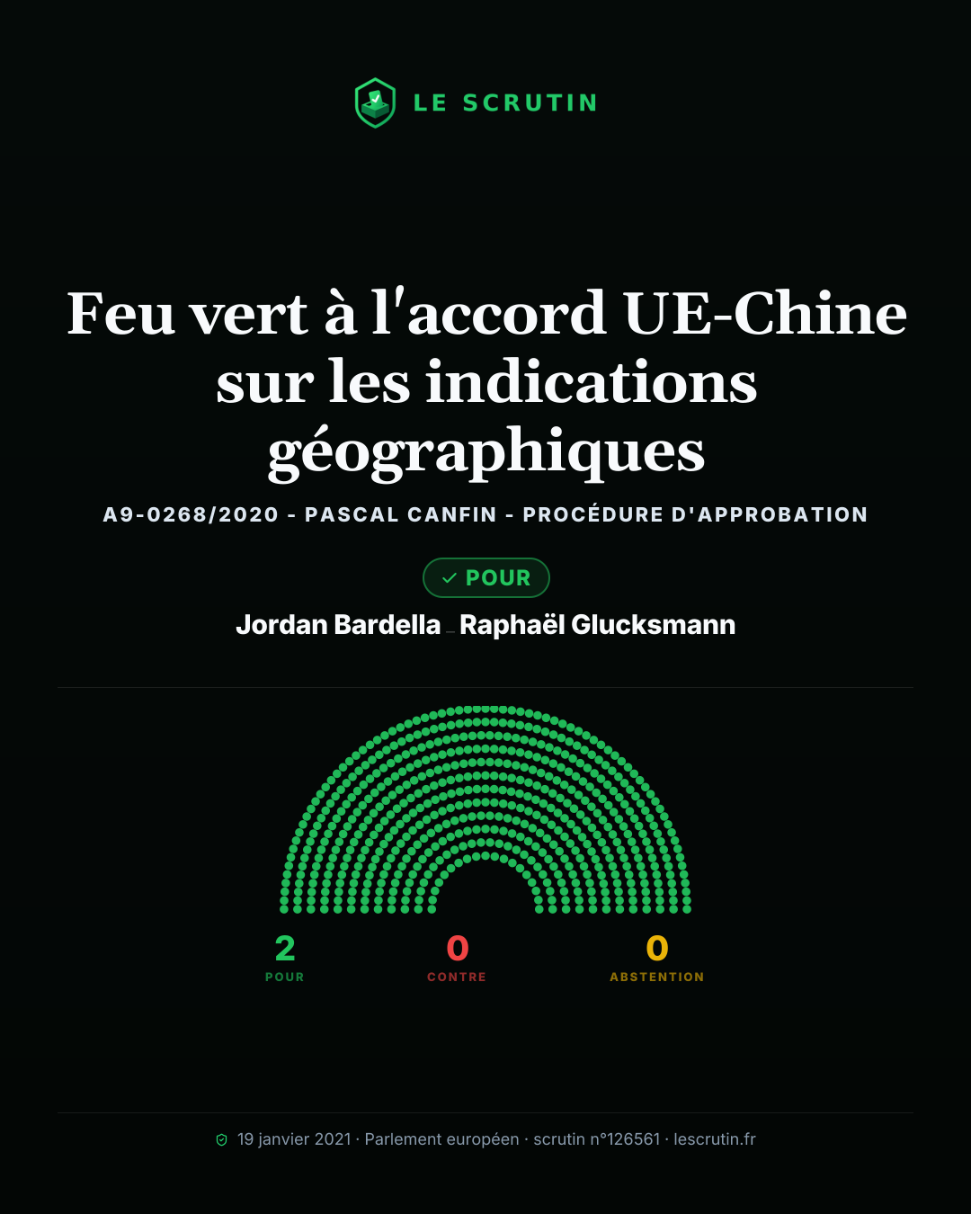 Visuel : Feu vert à l'accord UE-Chine sur les indications géographiques