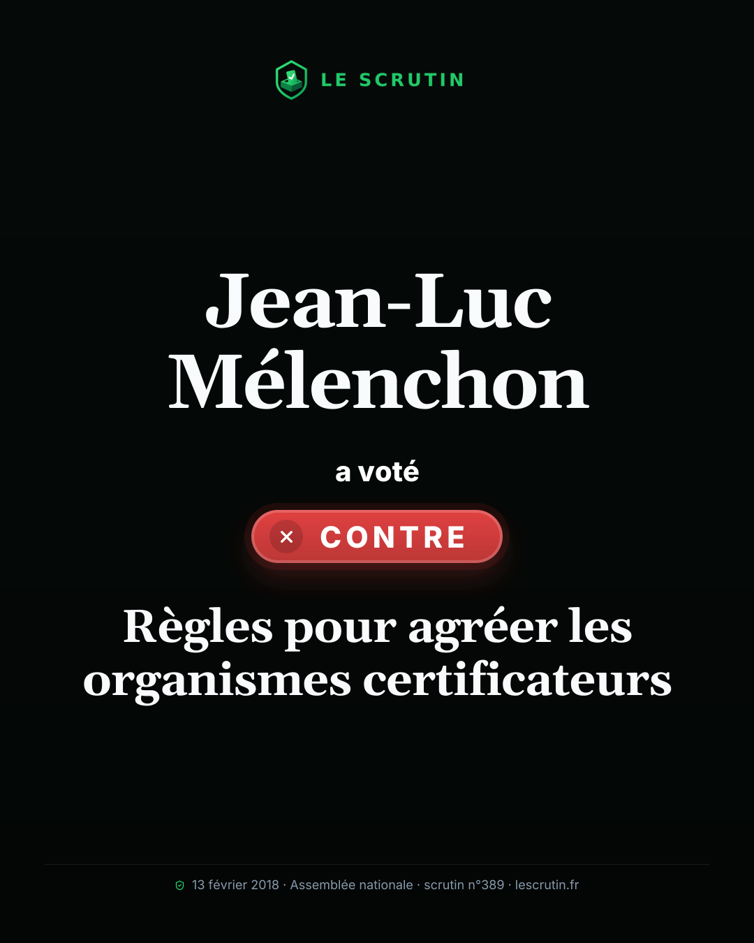 Visuel : Règles pour agréer les organismes certificateurs