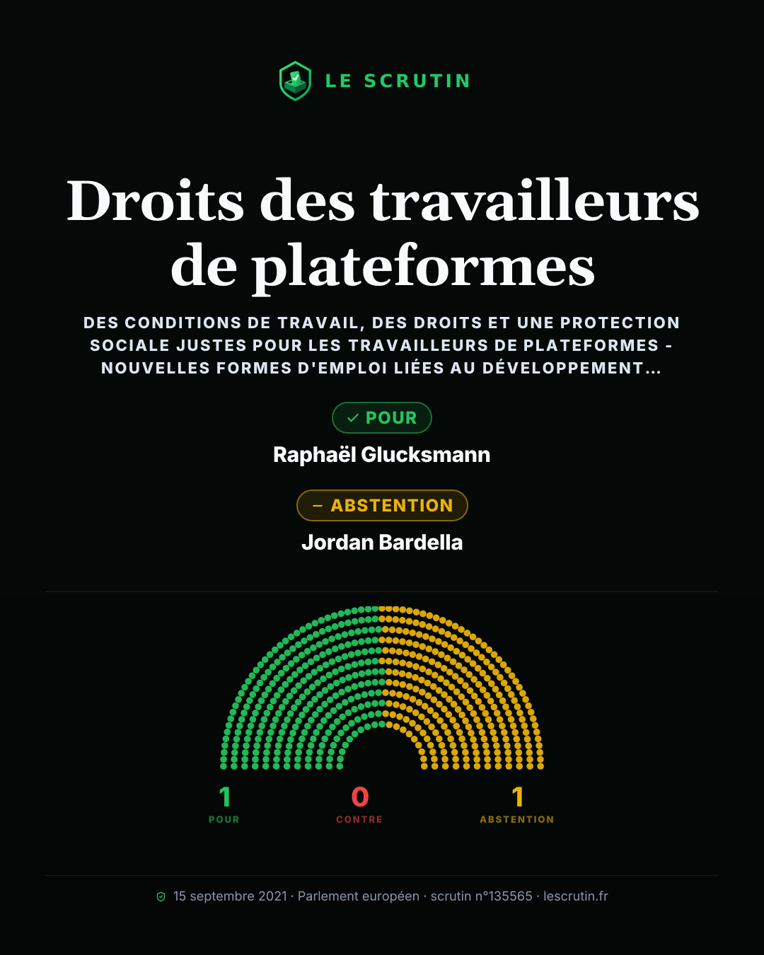 Visuel : Mieux protéger les personnes payées par appli