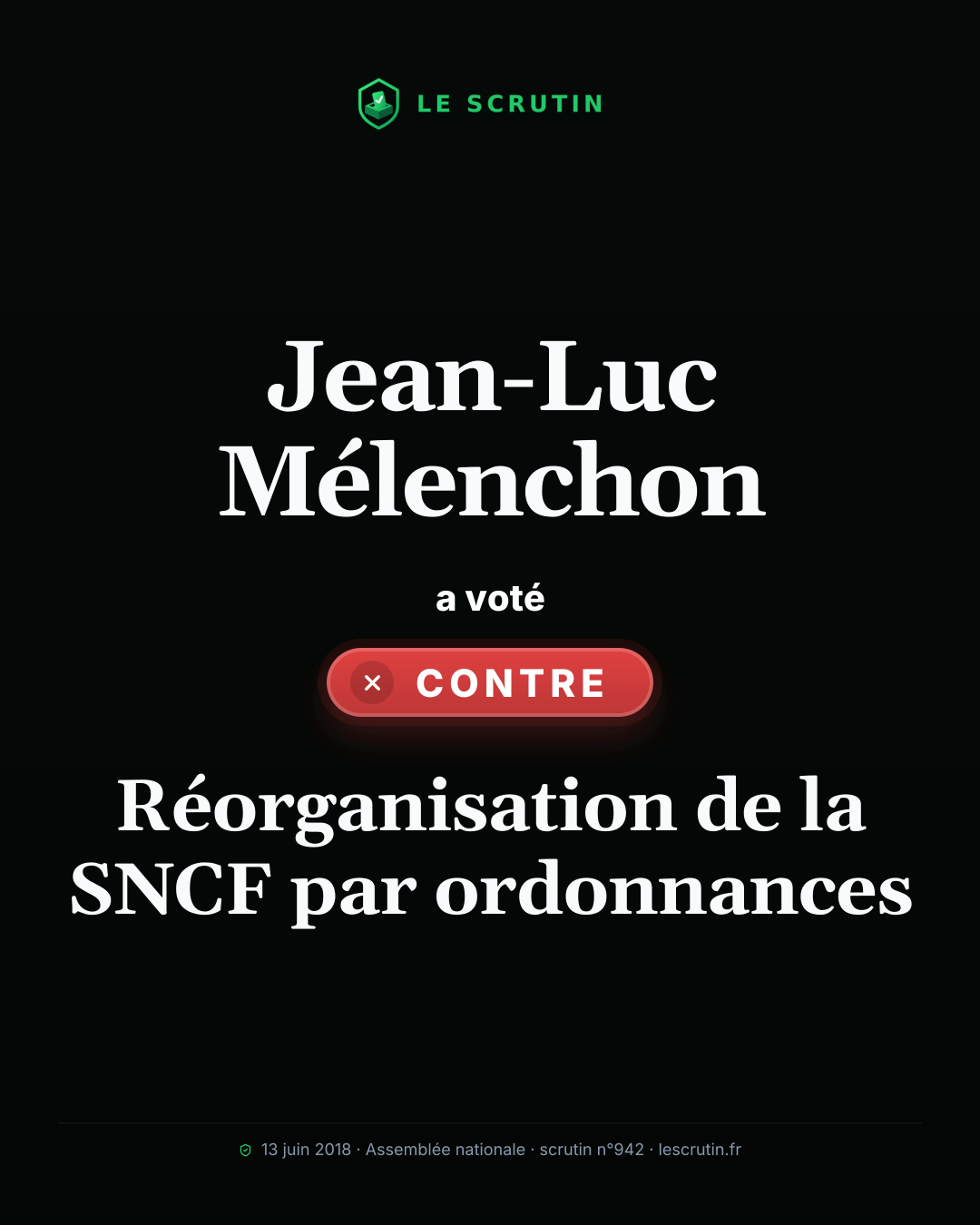 Visuel : Réorganisation de la SNCF par ordonnances