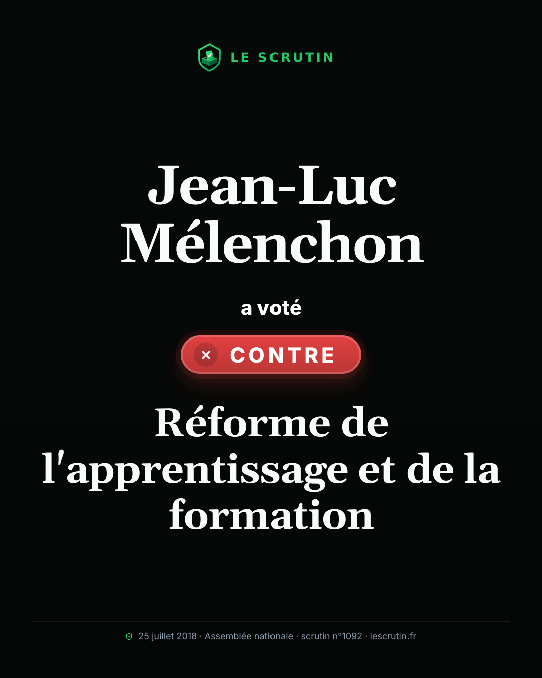 Visuel : Réforme de l'apprentissage et de la formation