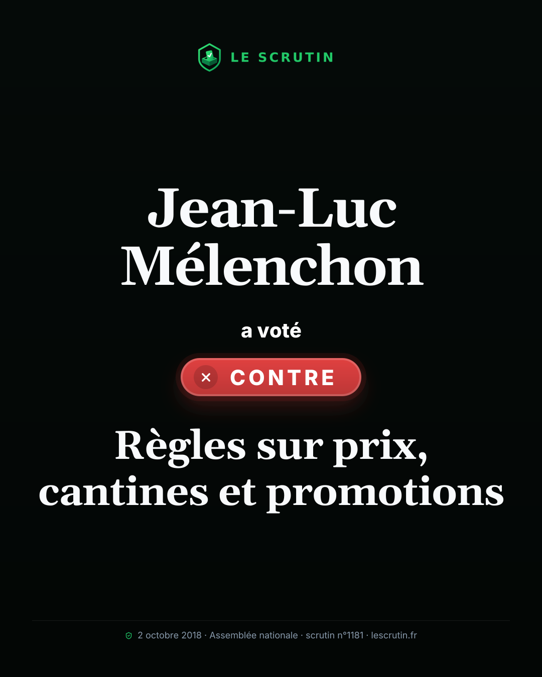 Visuel : Règles sur prix, cantines et promotions