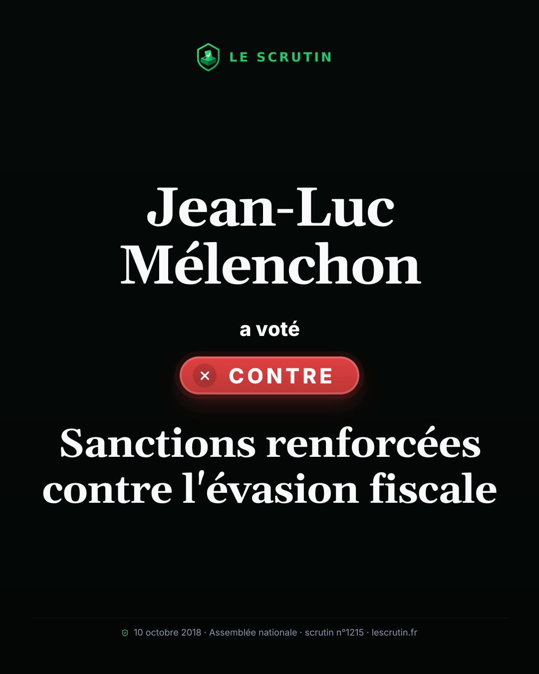 Visuel : Sanctions renforcées contre l'évasion fiscale