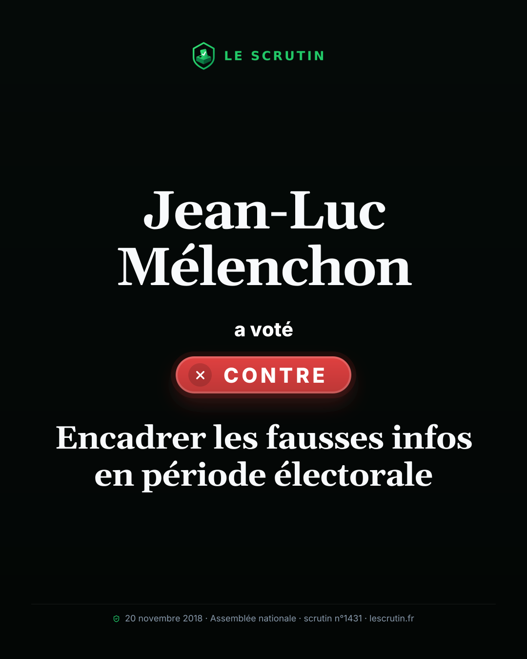 Visuel : Encadrer les fausses infos en période électorale