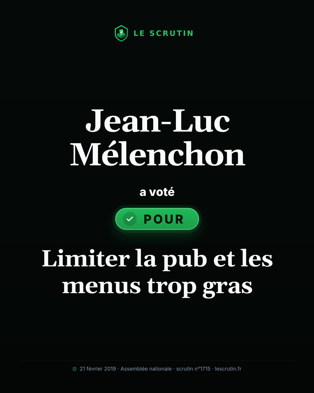 Visuel : Limiter la pub et les menus trop gras