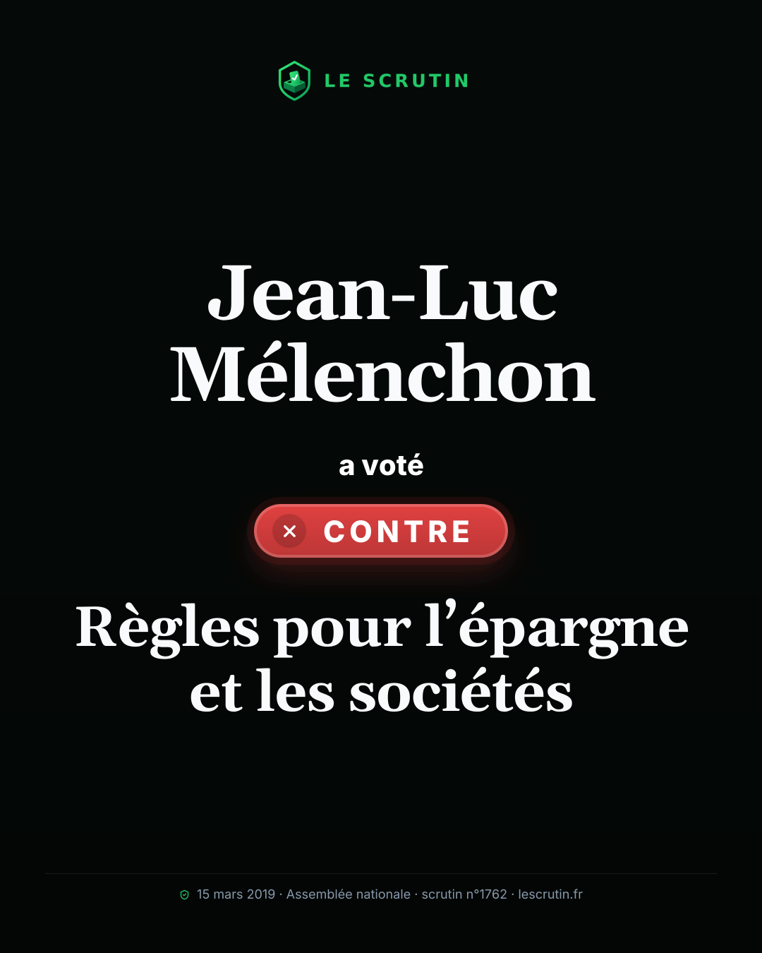 Visuel : Règles pour l’épargne et les sociétés