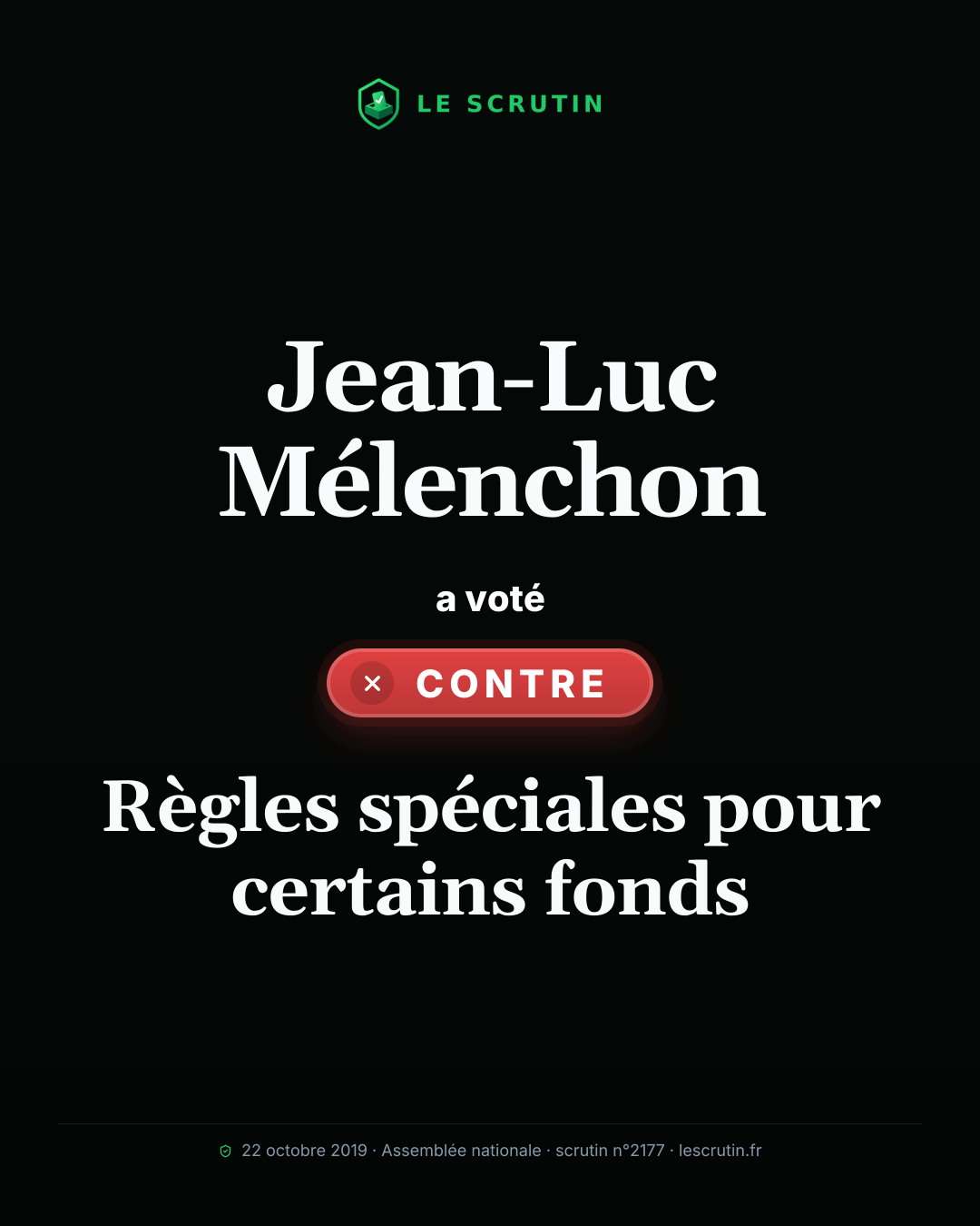Visuel : Règles spéciales pour certains fonds