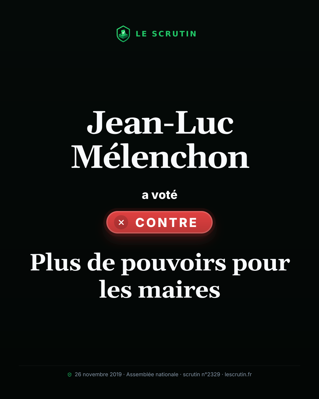 Visuel : Plus de pouvoirs pour les maires