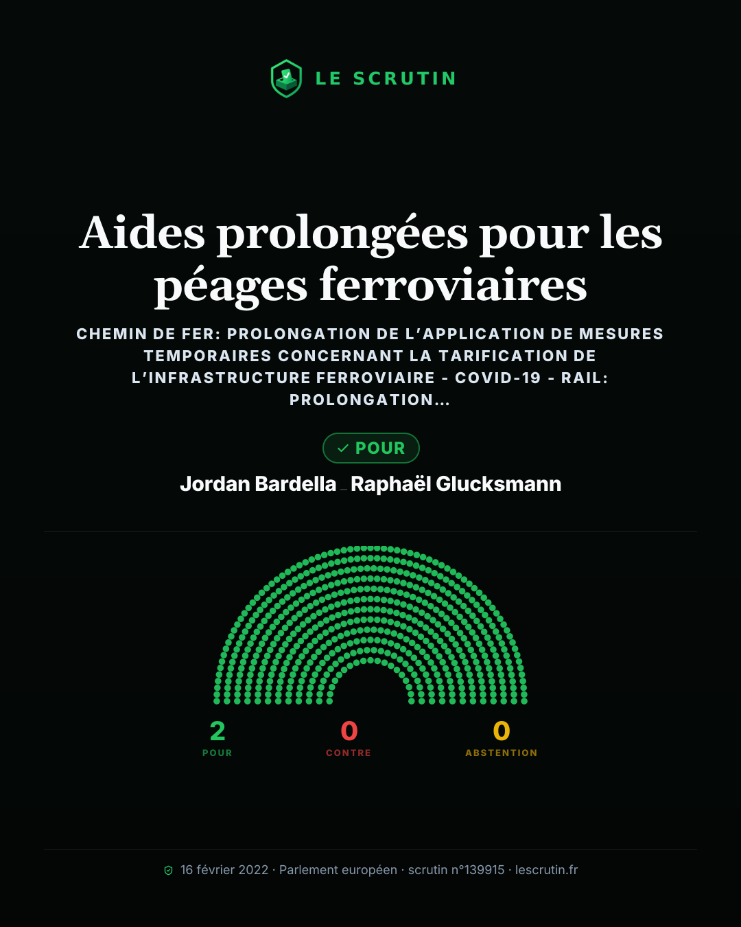 Visuel : Aides prolongées pour les péages ferroviaires