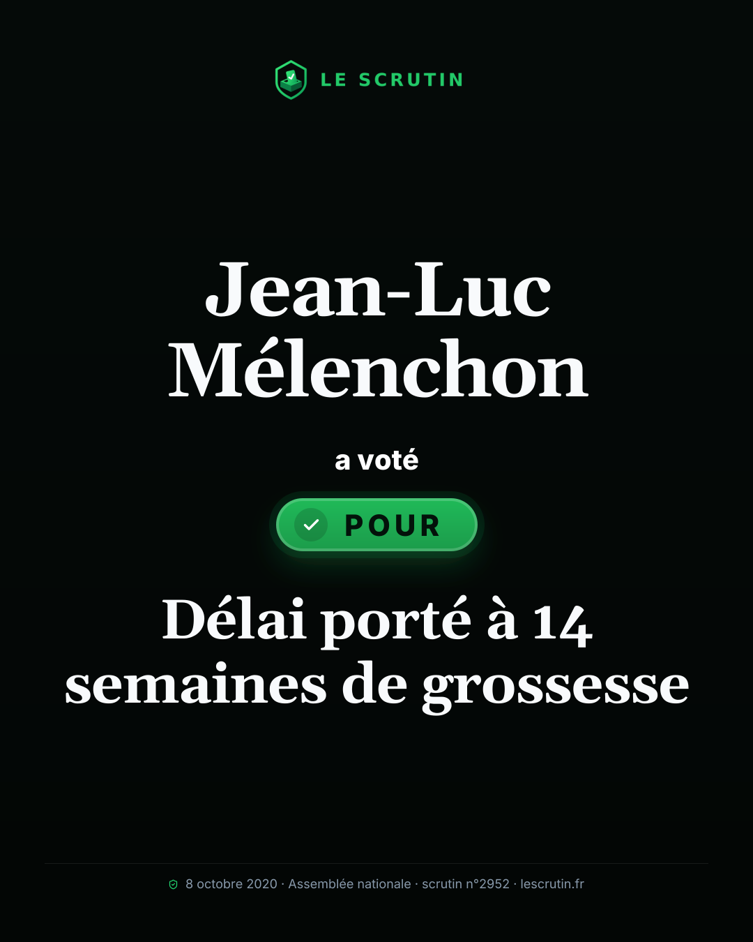 Visuel : Délai porté à 14 semaines de grossesse