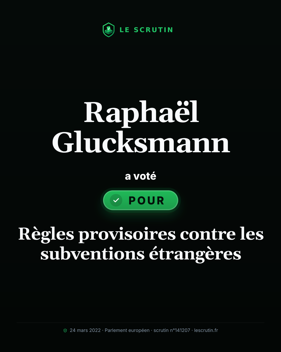 Visuel : Règles provisoires contre les subventions étrangères