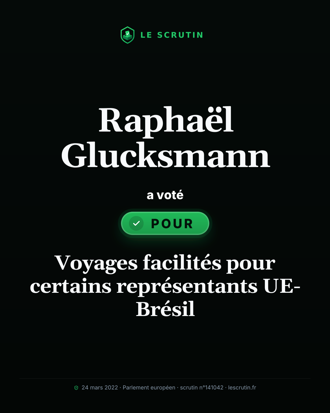 Visuel : Voyages facilités pour certains représentants UE-Brésil
