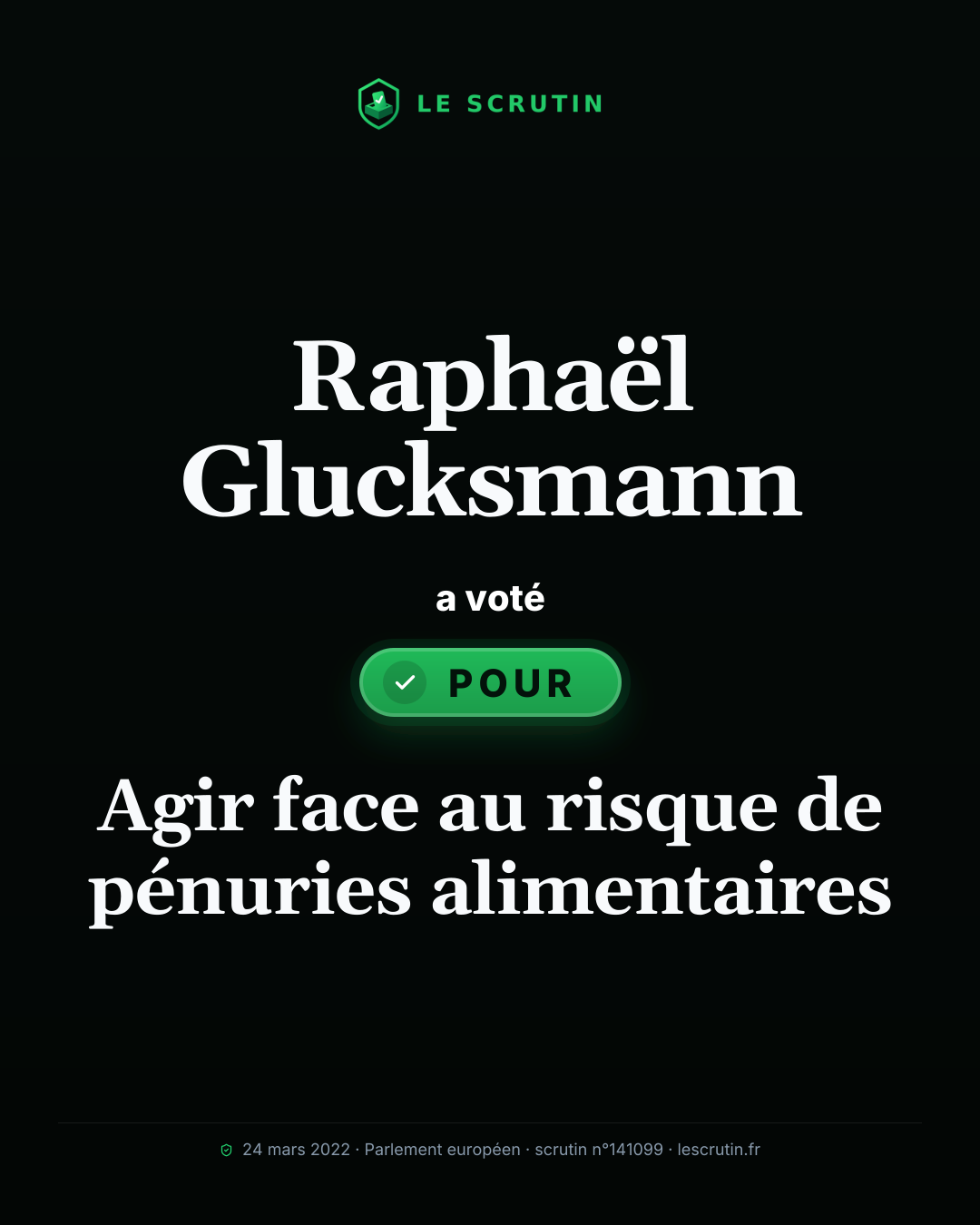 Visuel : Agir face au risque de pénuries alimentaires