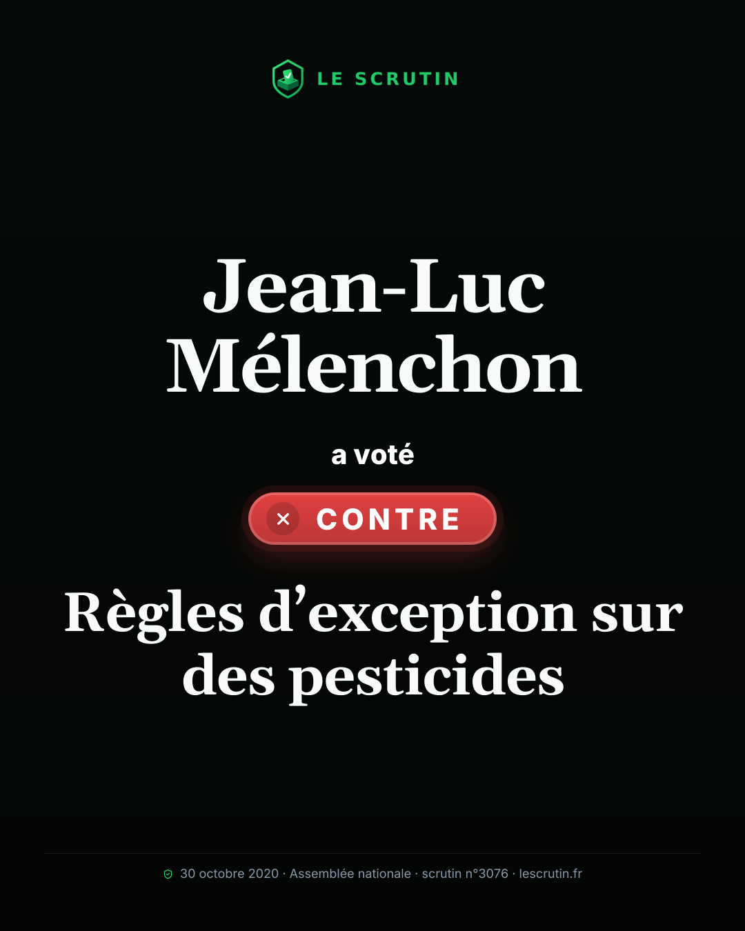 Visuel : Règles d’exception sur des pesticides