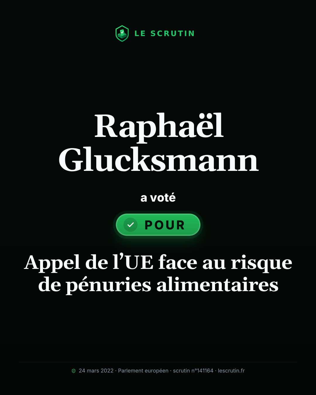 Visuel : Appel de l’UE face au risque de pénuries alimentaires