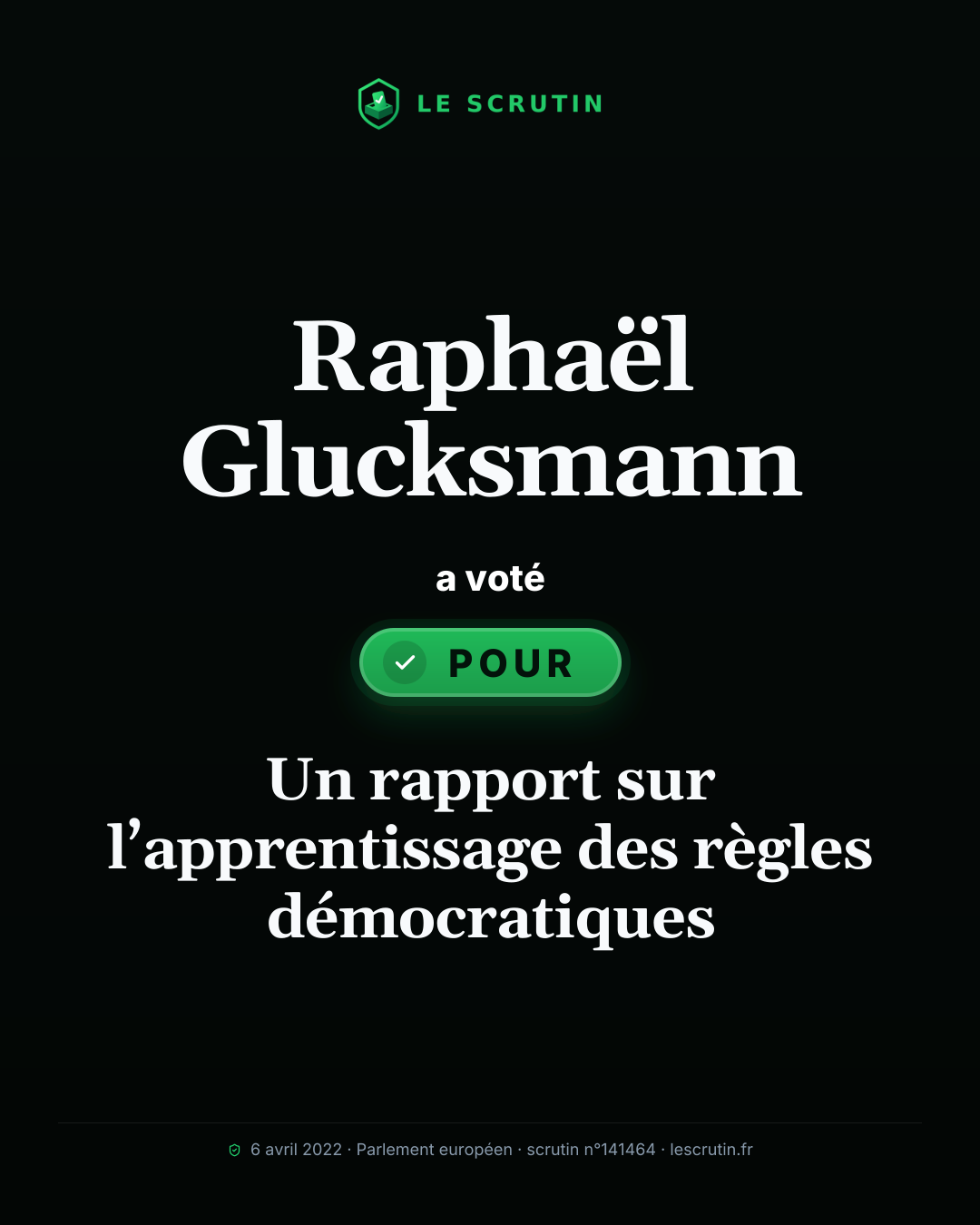 Visuel : Un rapport sur l’apprentissage des règles démocratiques
