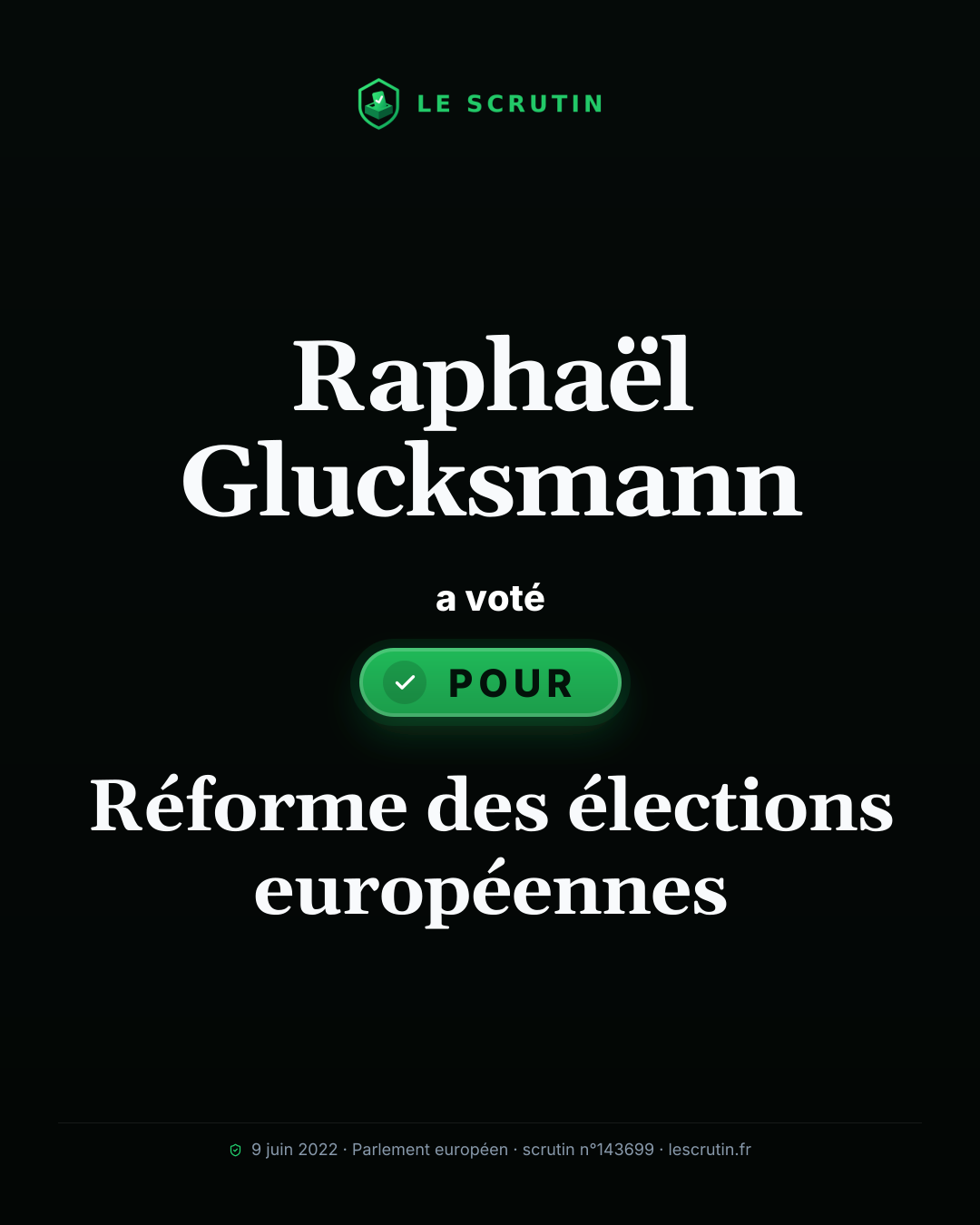 Visuel : Réforme des élections européennes