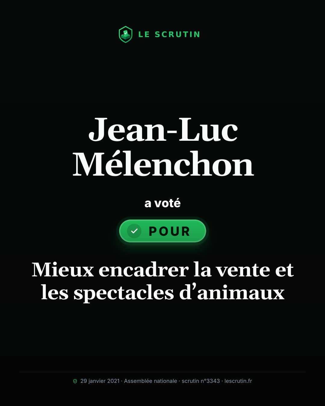 Visuel : Mieux encadrer la vente et les spectacles d’animaux