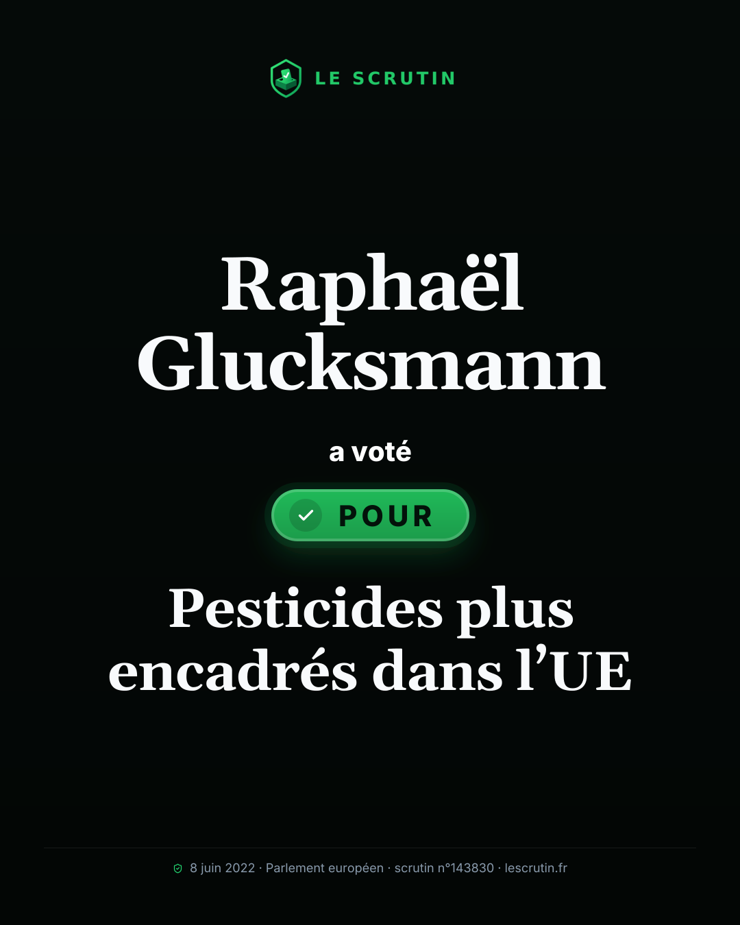 Visuel : Pesticides plus encadrés dans l’UE