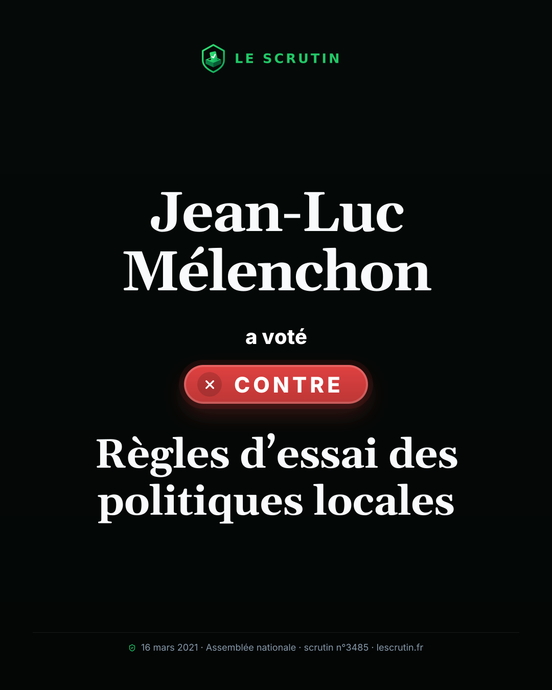 Visuel : Règles d’essai des politiques locales