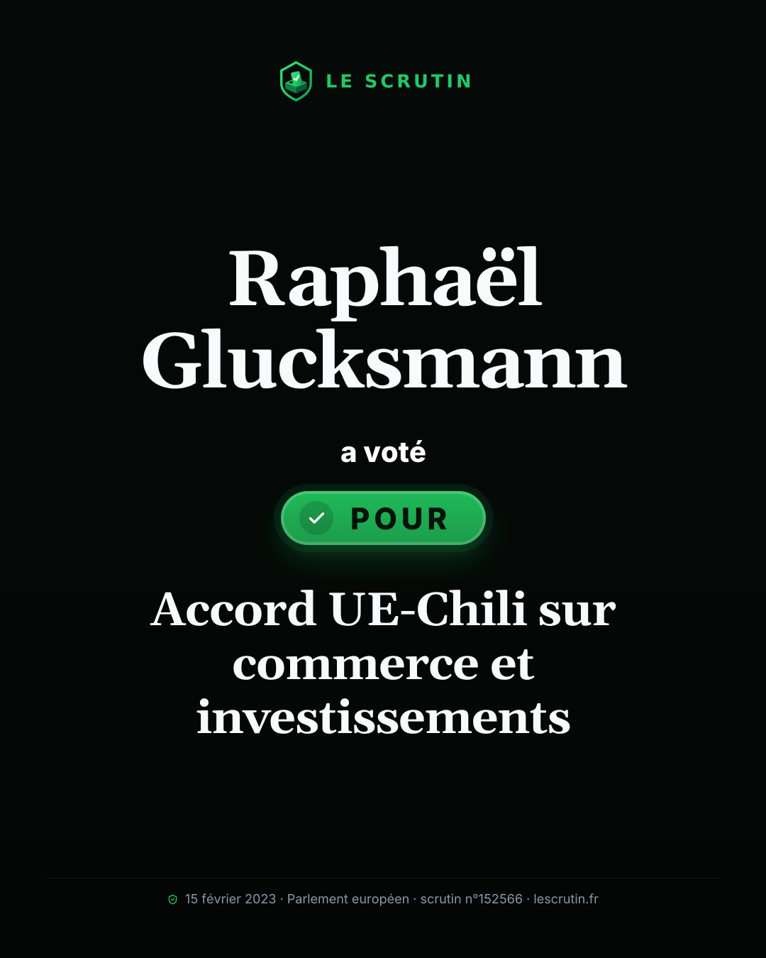 Visuel : Accord UE-Chili sur commerce et investissements