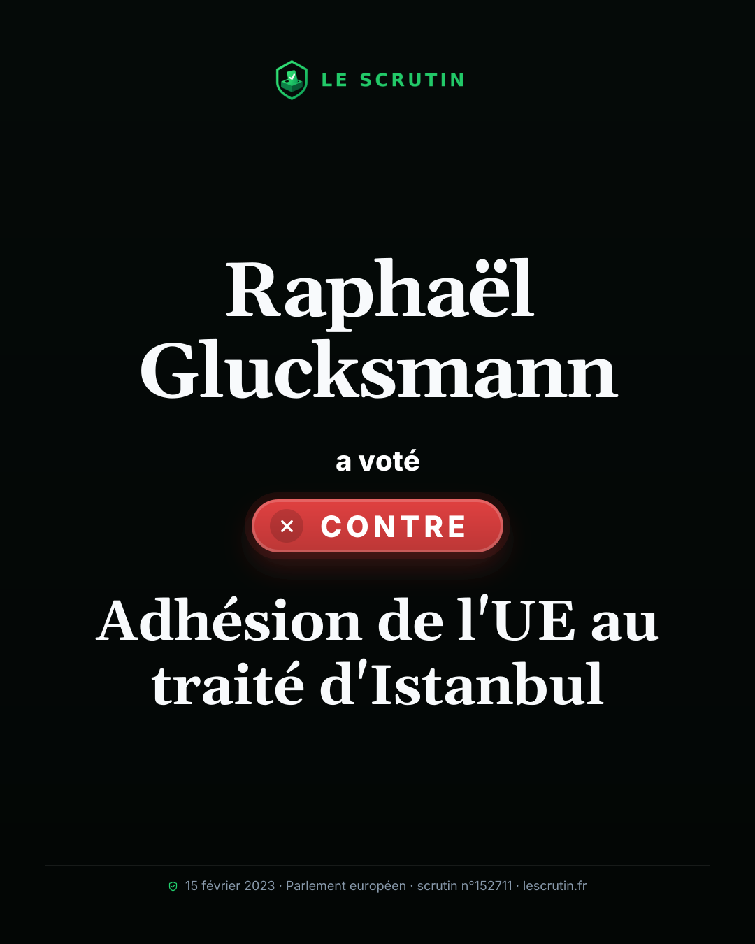 Visuel : Adhésion de l'UE au traité d'Istanbul