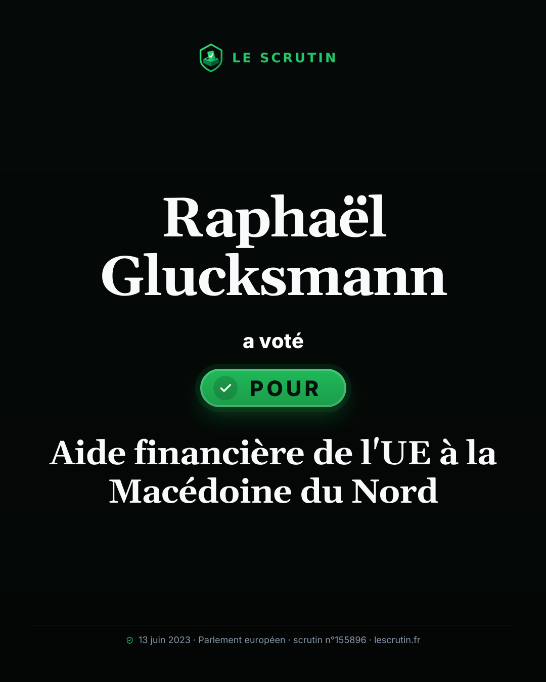 Visuel : Aide financière de l'UE à la Macédoine du Nord