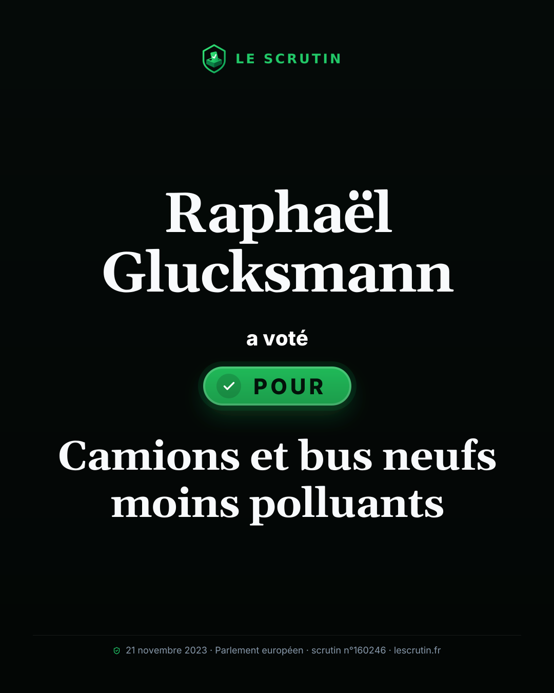 Visuel : Camions et bus neufs moins polluants