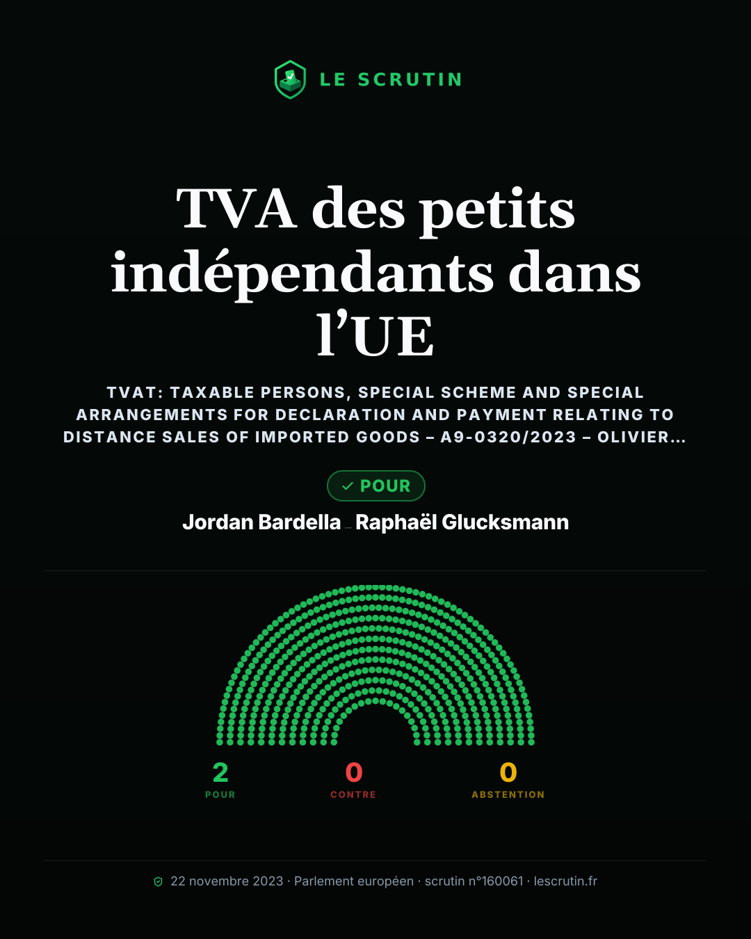 Visuel : TVA des petits indépendants dans l’UE