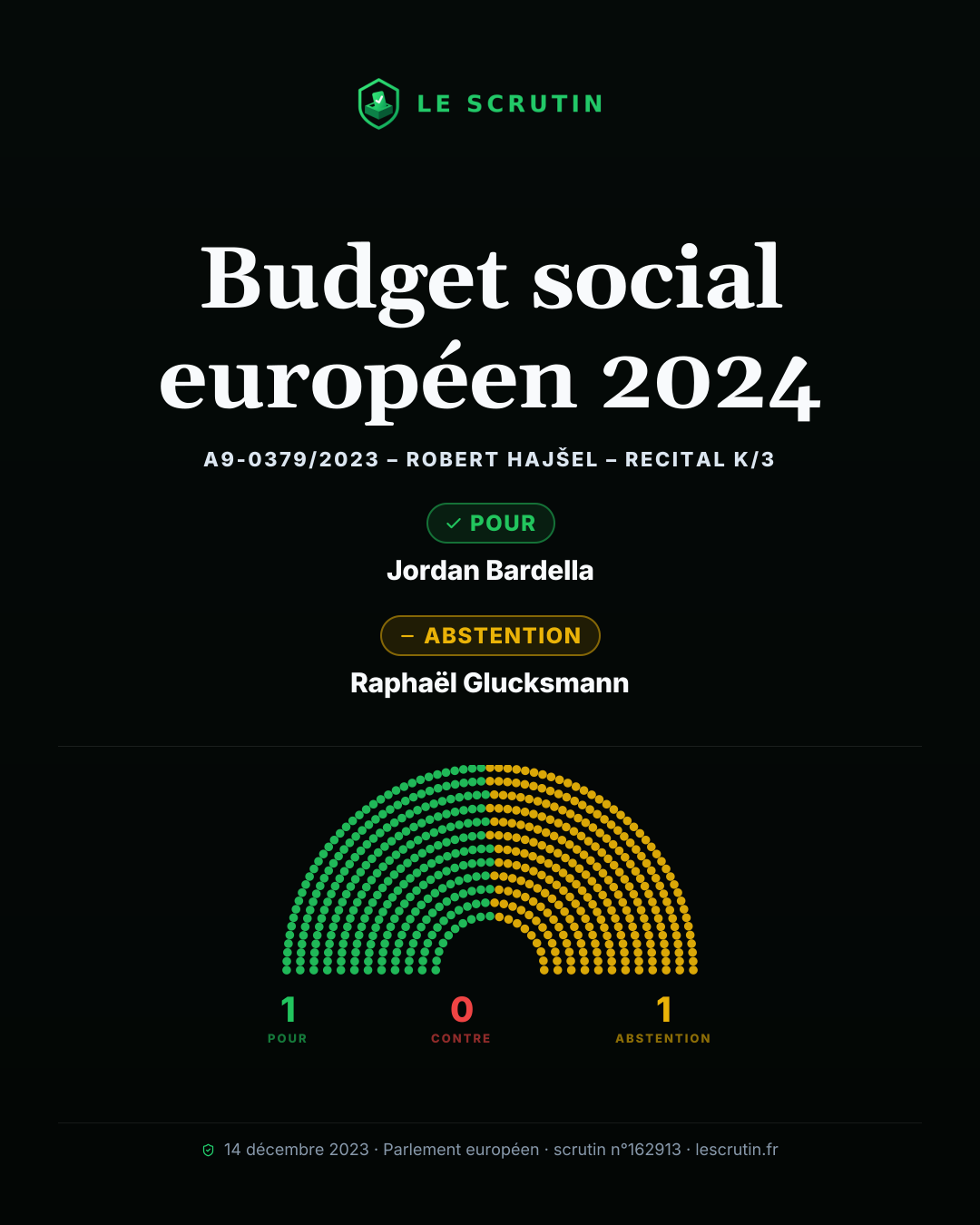 Visuel : Budget social européen 2024