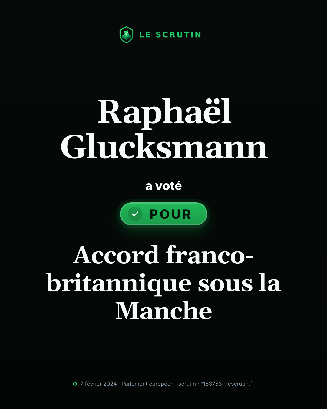Visuel : Accord franco-britannique sous la Manche