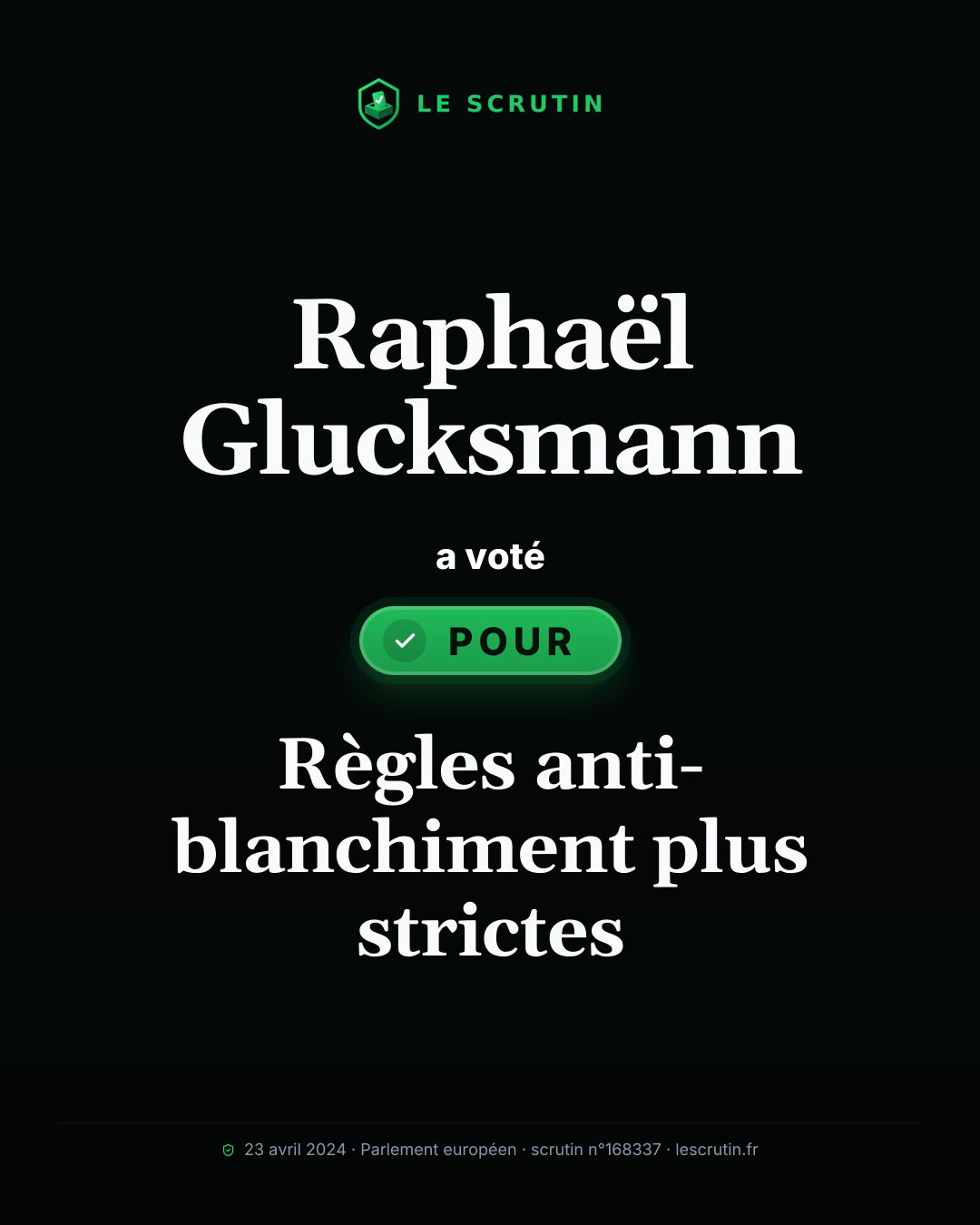 Visuel : Règles anti-blanchiment plus strictes