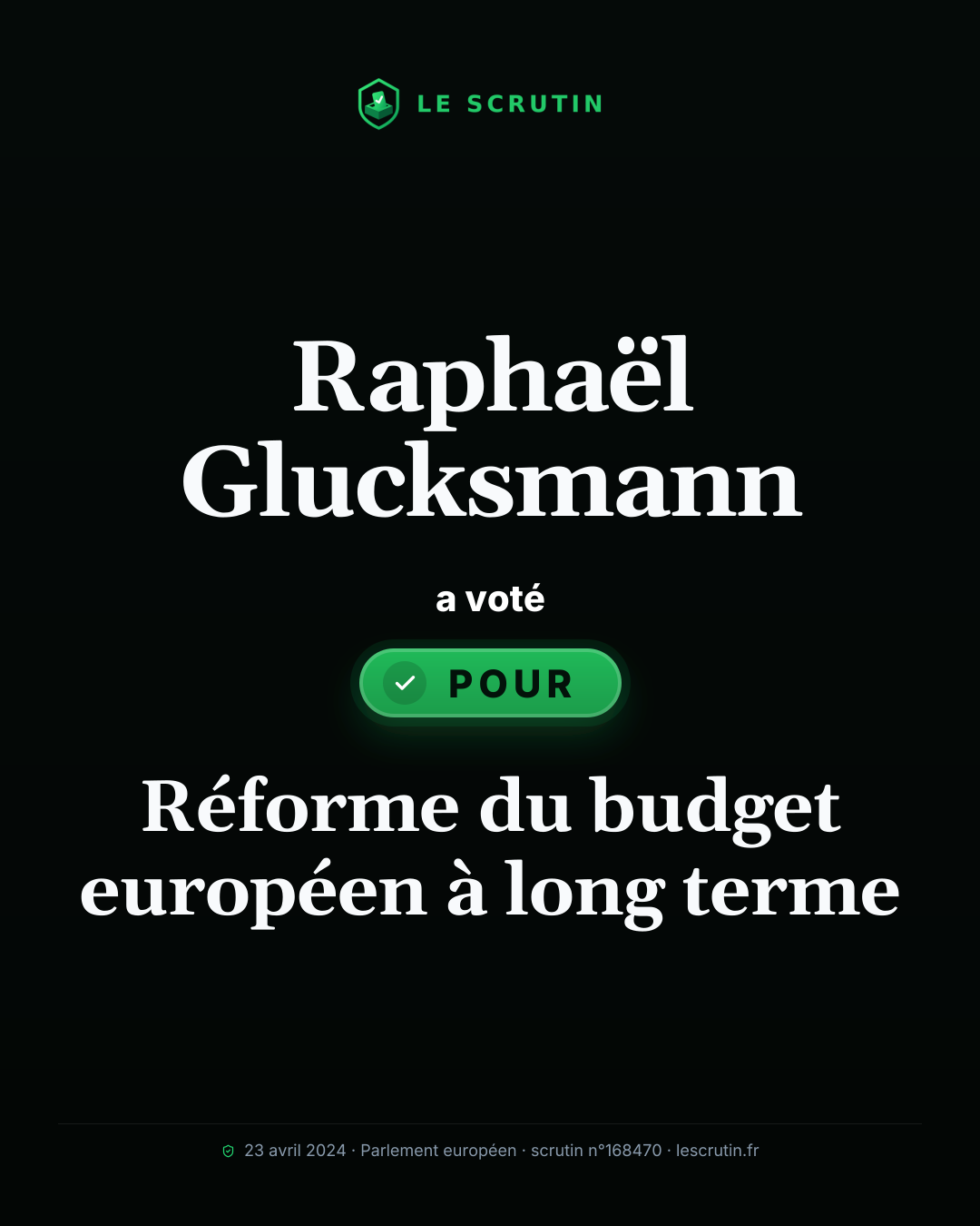 Visuel : Réforme du budget européen à long terme