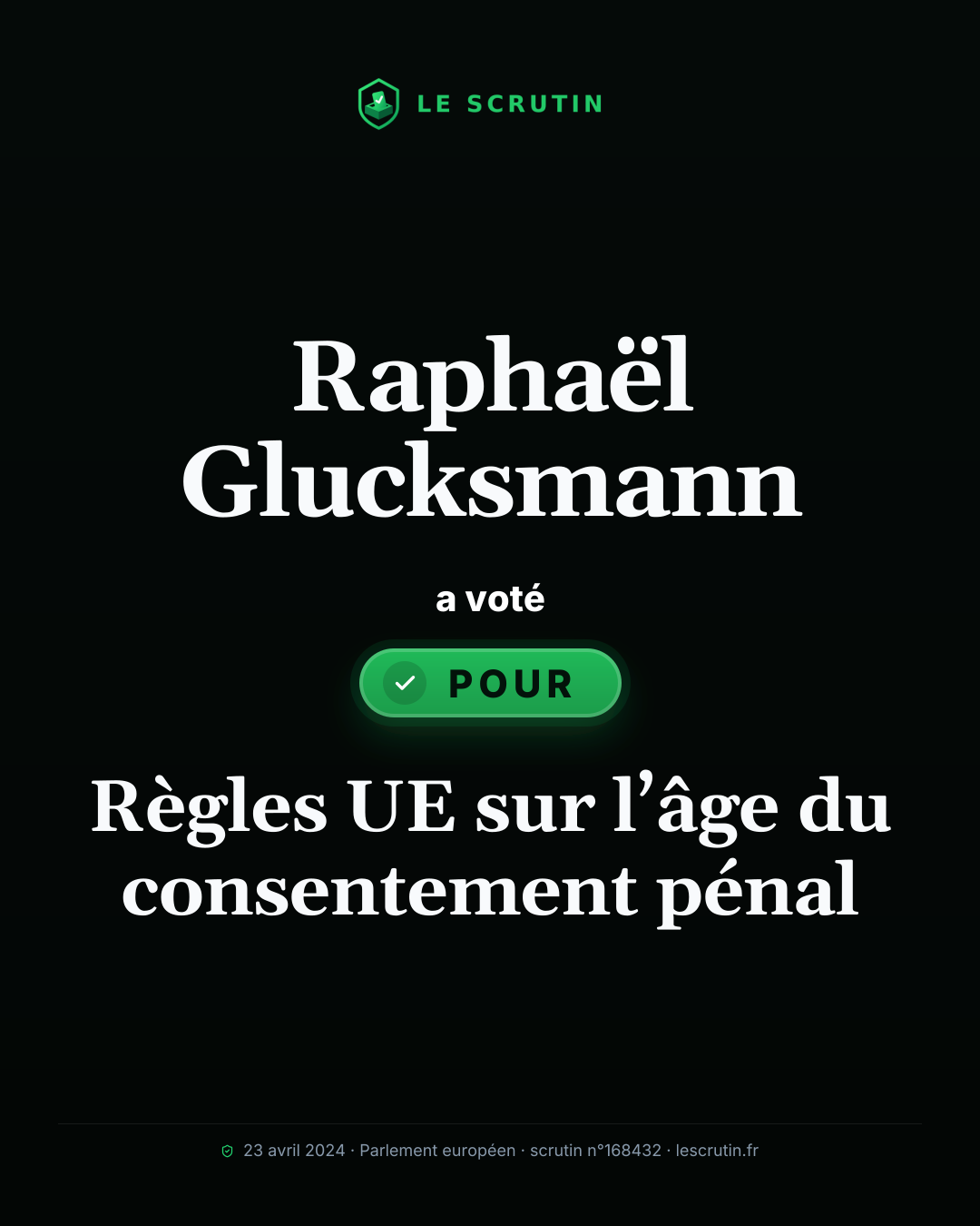 Visuel : Règles UE sur l’âge du consentement pénal