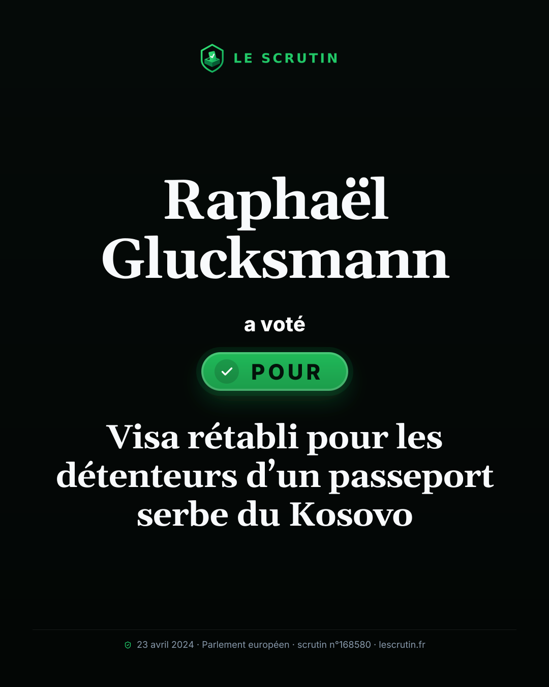 Visuel : Visa rétabli pour les détenteurs d’un passeport serbe du Kosovo