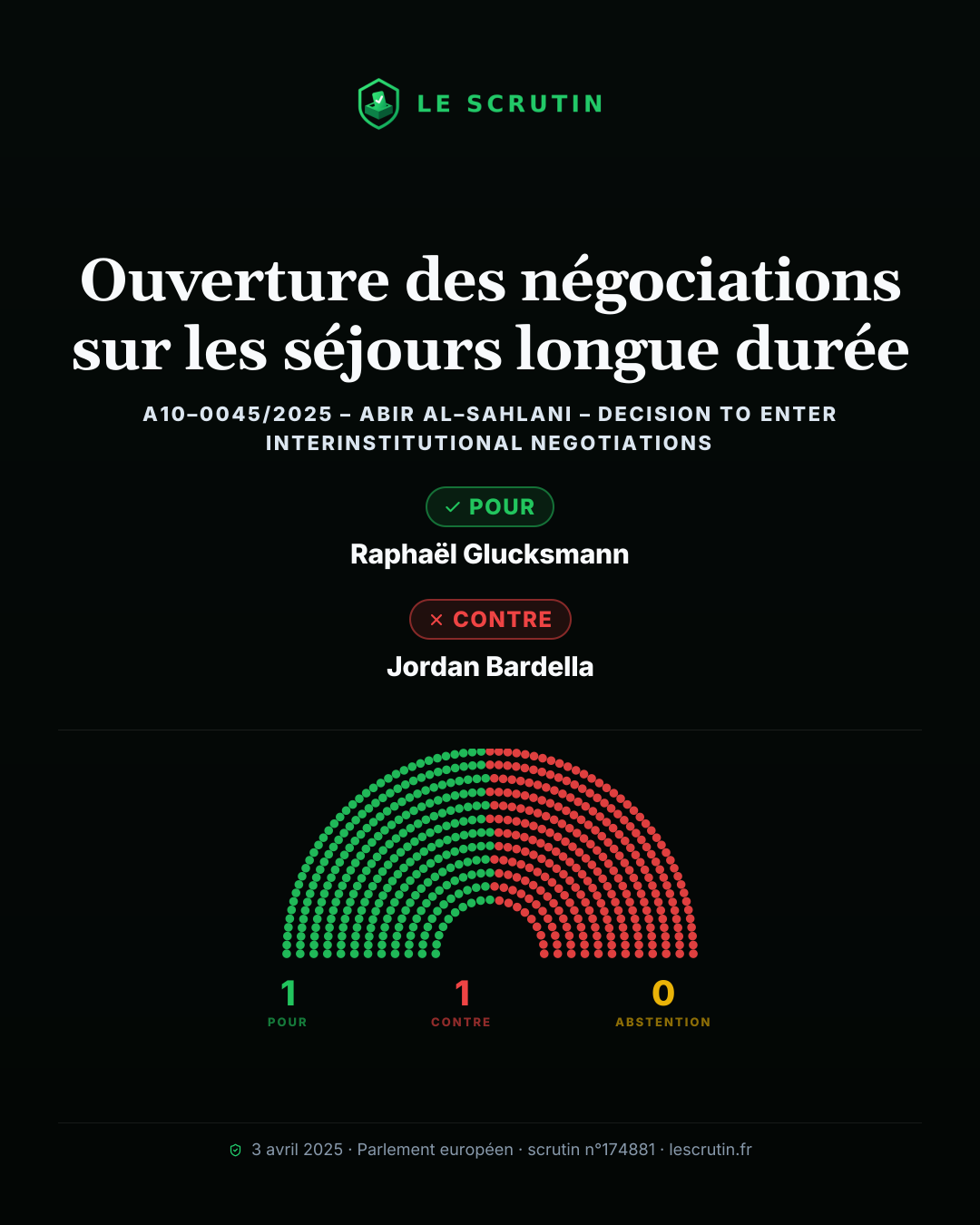Visuel : Ouverture des négociations sur les séjours longue durée
