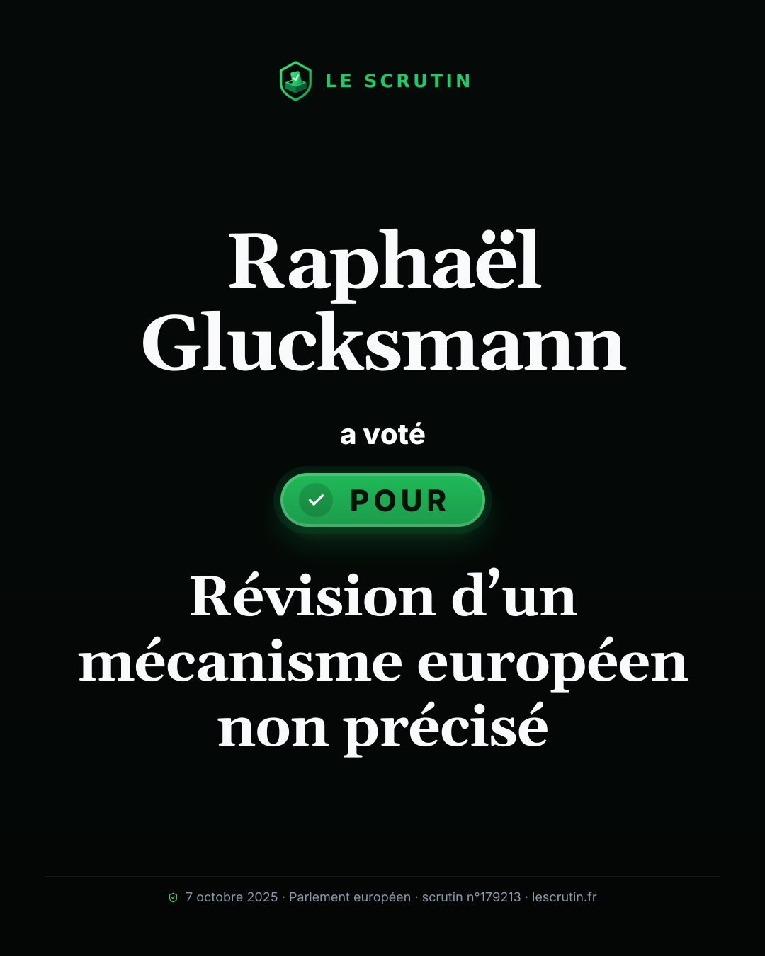 Visuel : Révision d’un mécanisme européen non précisé