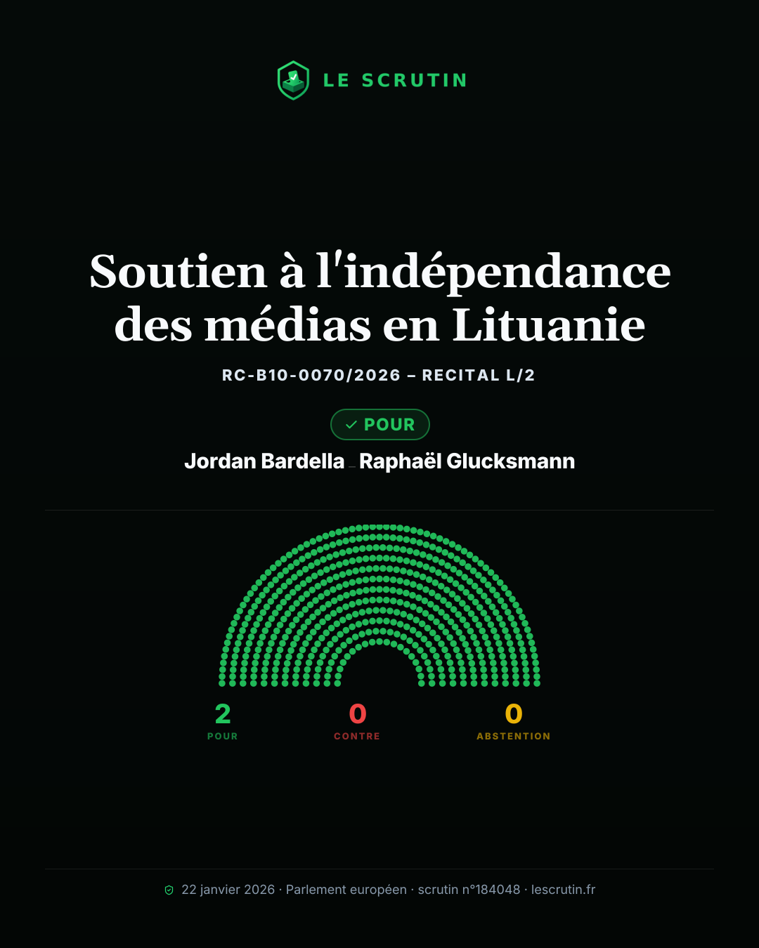 Visuel : Soutien à l'indépendance des médias en Lituanie