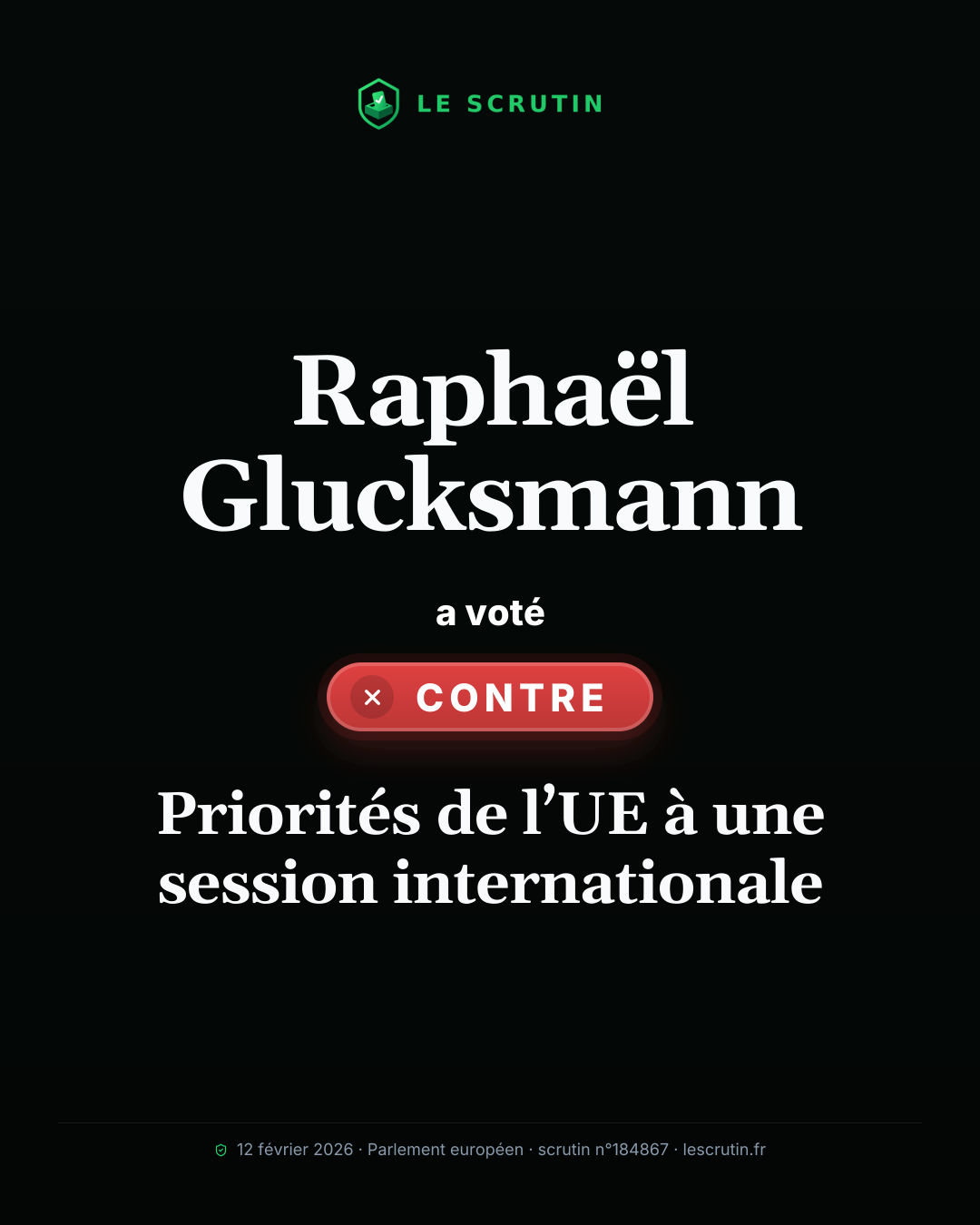 Visuel : Priorités de l’UE à une session internationale