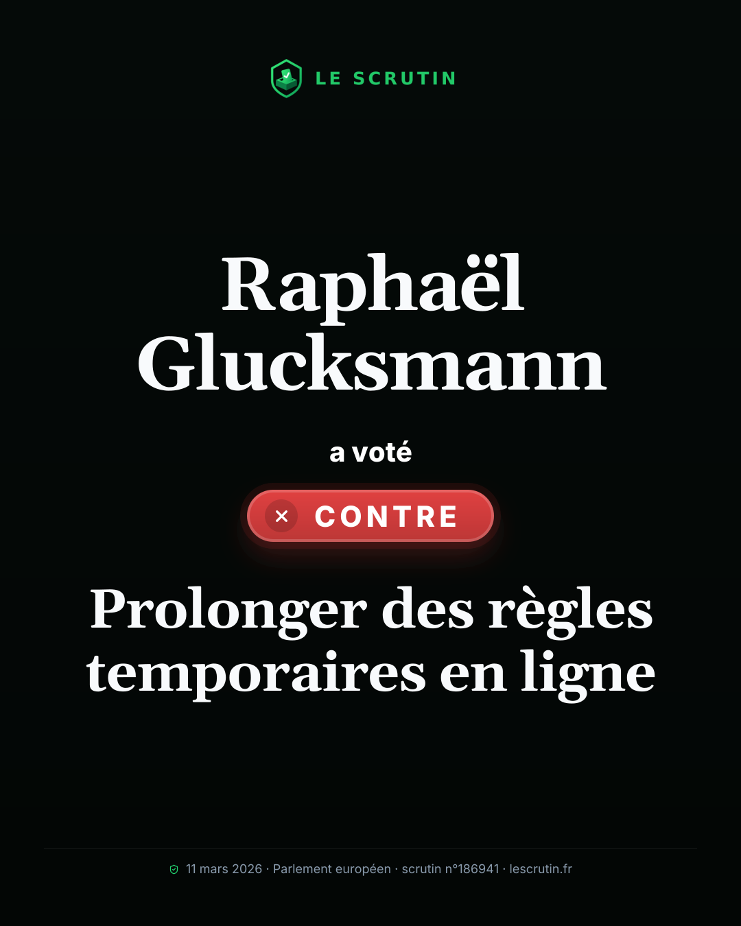 Visuel : Prolonger des règles temporaires en ligne