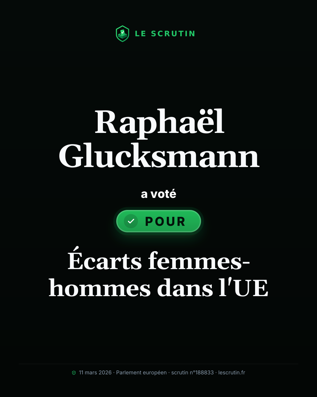 Visuel : Écarts femmes-hommes dans l'UE