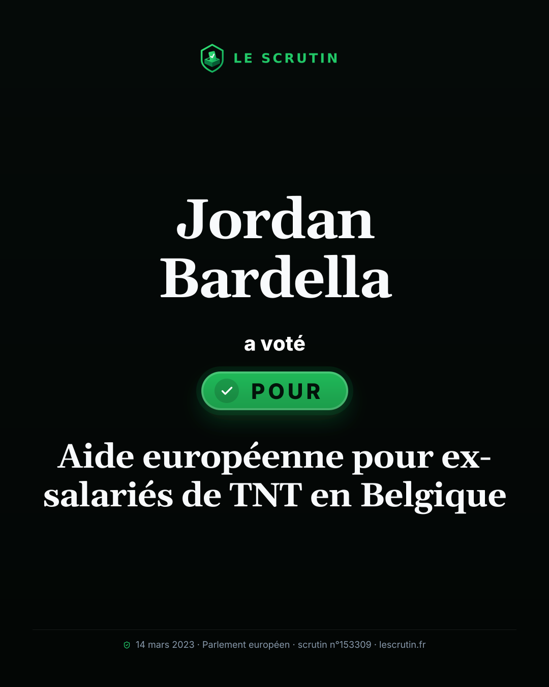 Visuel : Aide européenne pour ex-salariés de TNT en Belgique