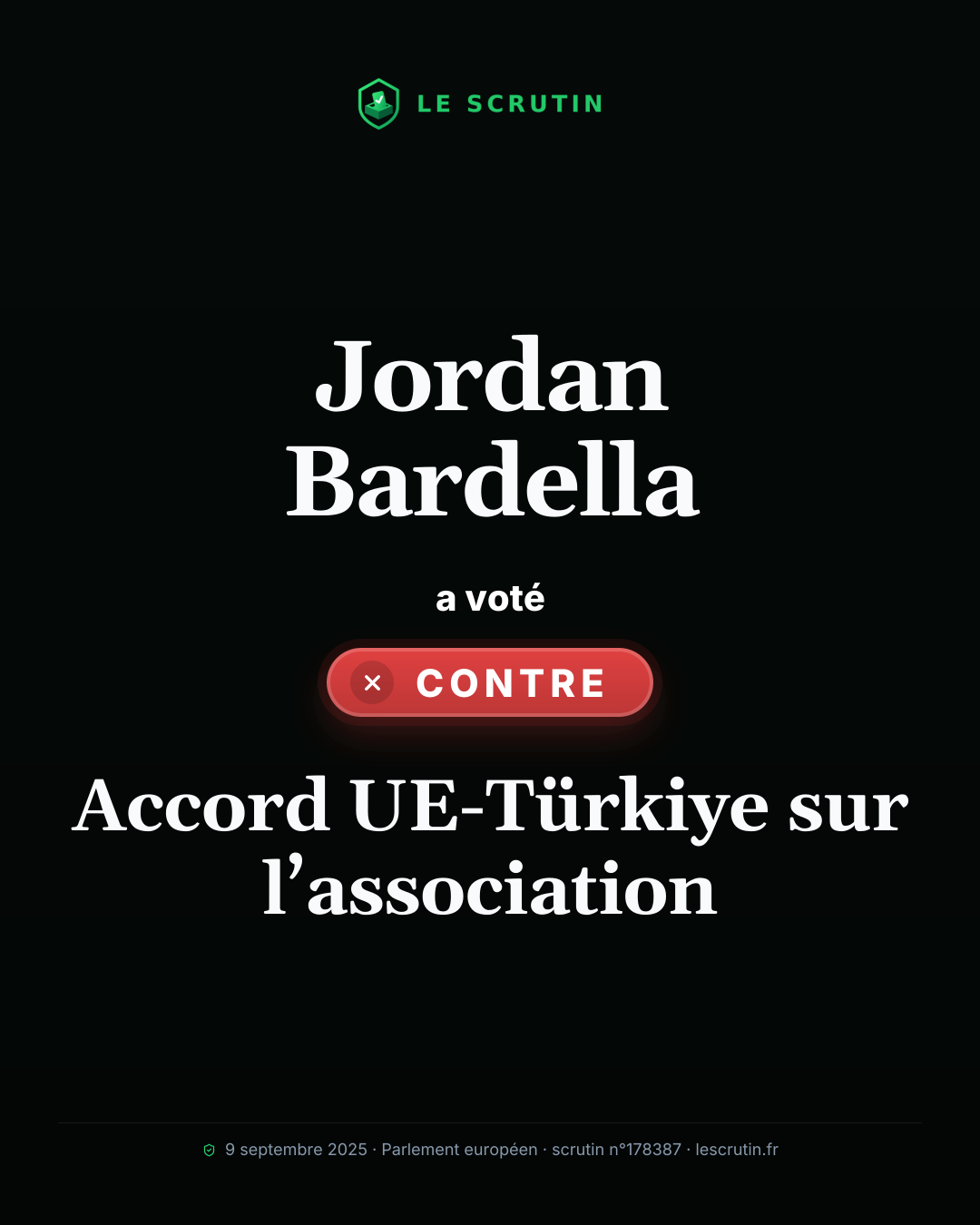 Visuel : Accord UE-Türkiye sur l’association
