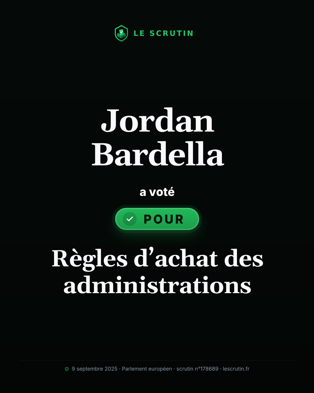 Visuel : Règles d’achat des administrations