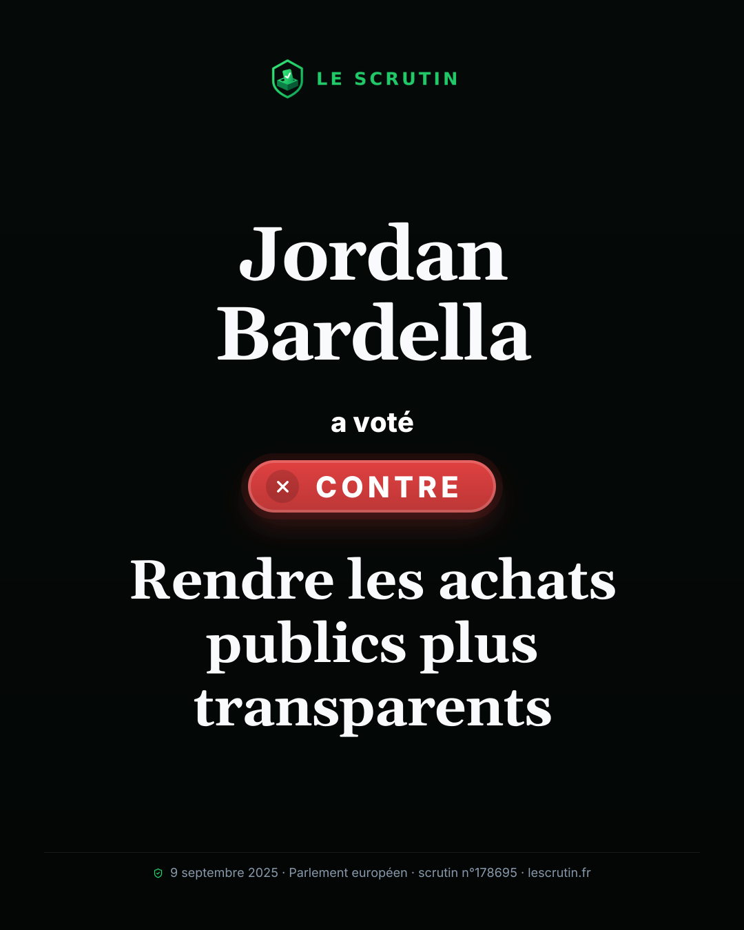 Visuel : Rendre les achats publics plus transparents