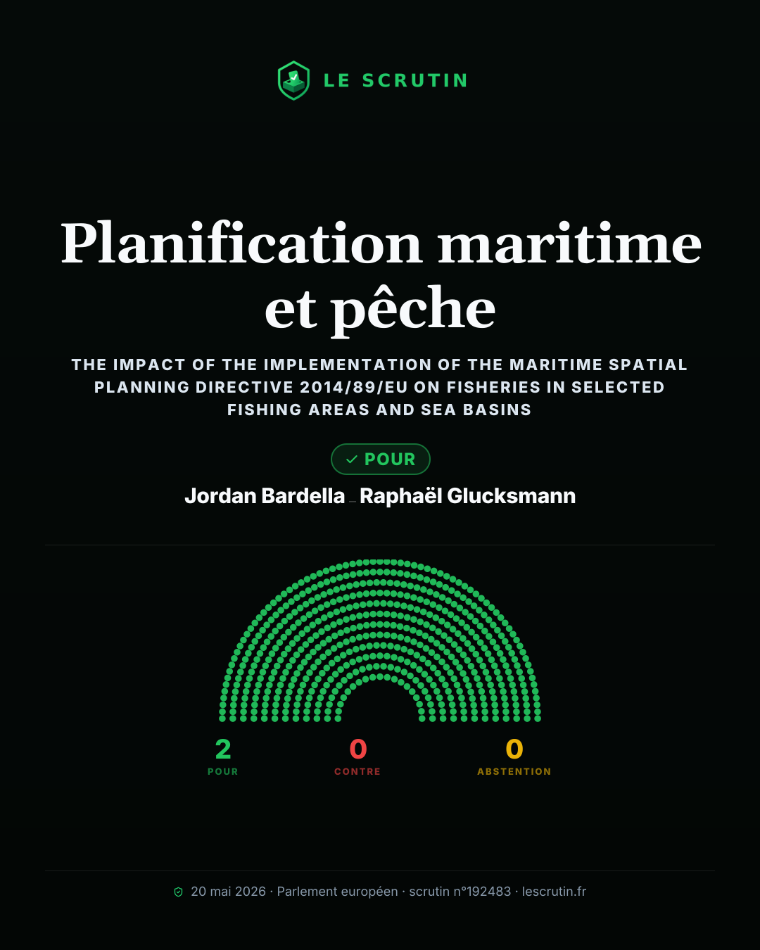 Visuel : Plans en mer: protéger les zones de pêche